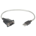 MANHATTAN CONVERTER ADAPTER USB TO RS232/COM/DB9 M Kable i adaptery/Adaptery, przejściówki Your Sports Performance
