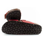 Bio Bio Women's slippers, profiled flip-flops, natural leather Your Sports Performance