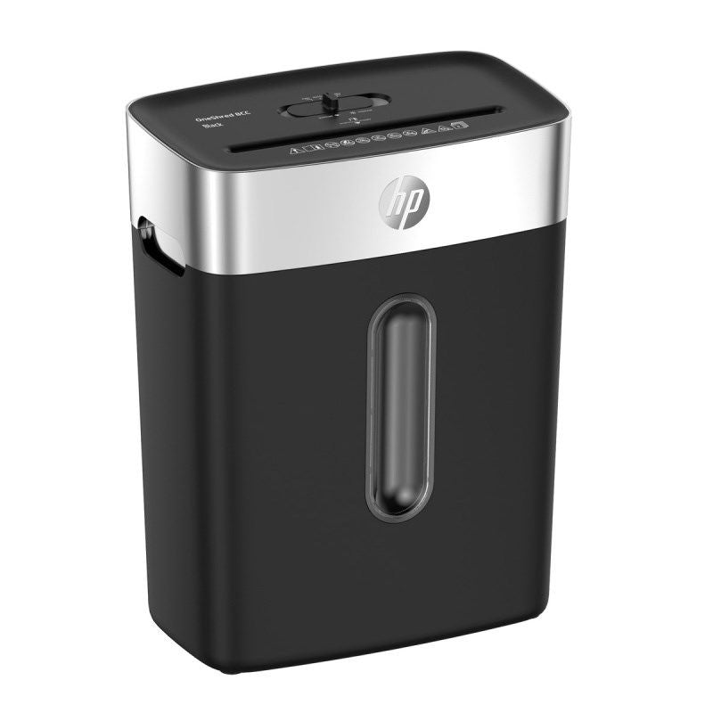 HP ONESHRED 8CC SHREDDER, SHREDDED, P-4, 8 sheets, 15L, BLACK Urządzenia biurowe/Niszczarki Your Sports Performance