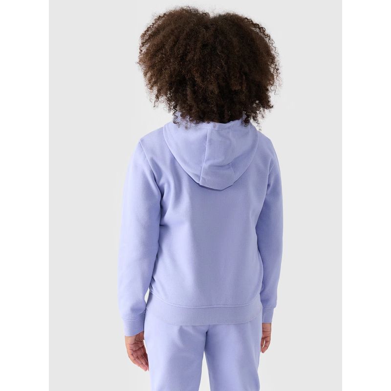 Girls' sweatshirt with a hood, 4F Junior 4FJWMM00TSWSF1315-32S *Kategoria tymczasowa Your Sports Performance