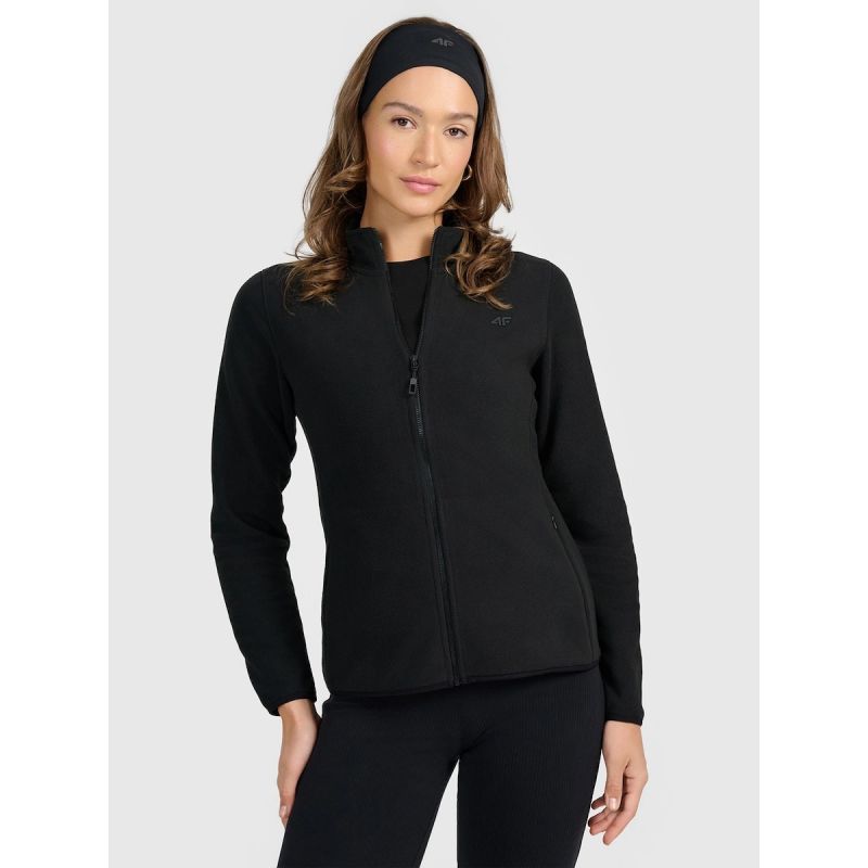 Women’s Slim-Fit Fleece Jacket with Stand-Up Collar 4F 4FRAW25TFLEF496-20S