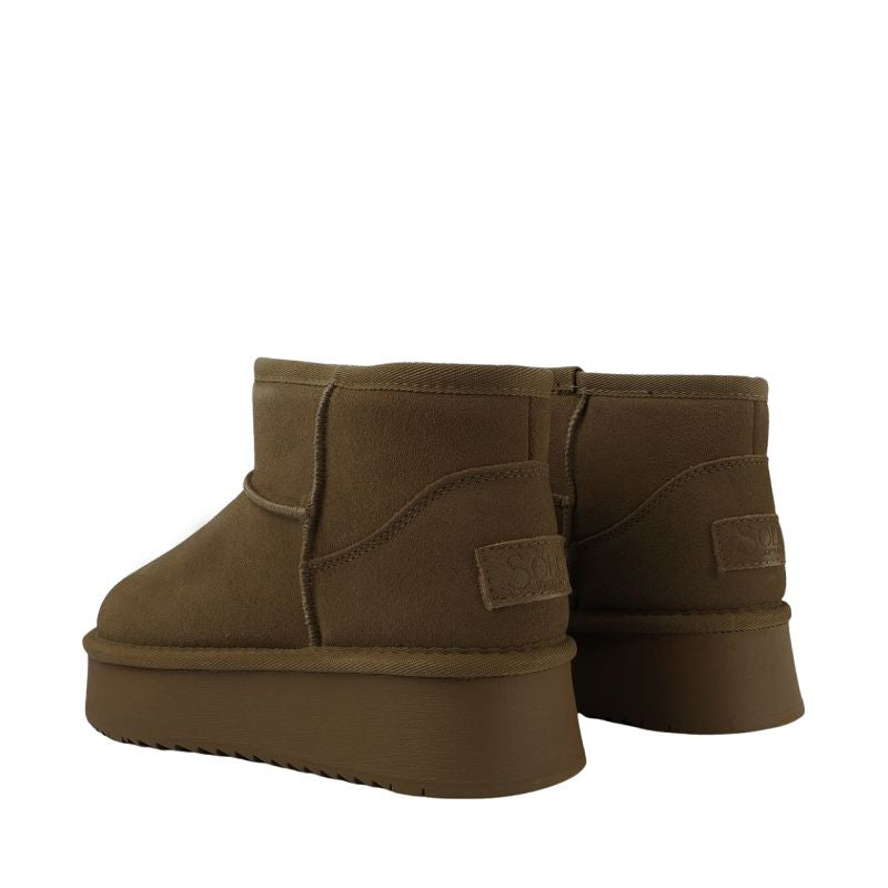 Women's leather shoes Solo Soprani Couture Hugh Platform olive SSW421P05 06 In preparation Your Sports Performance