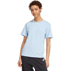 adidas Essentials Small Logo Women's T-Shirt Light Blue JY4962