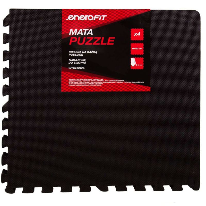 EB FIT puzzle exercise mat 60x60x1.0cm 4 pcs black In preparation Your Sports Performance