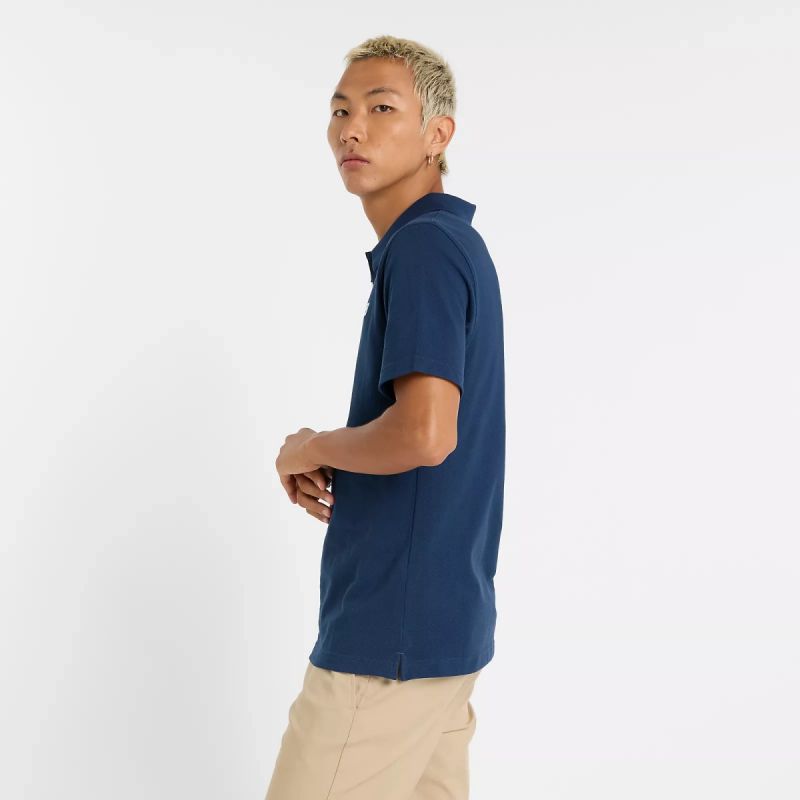 New Balance Cotton Pique Polo Shirt M MT51519NNY Clothing/Lifestyle/T-shirts/New Balance New Balance