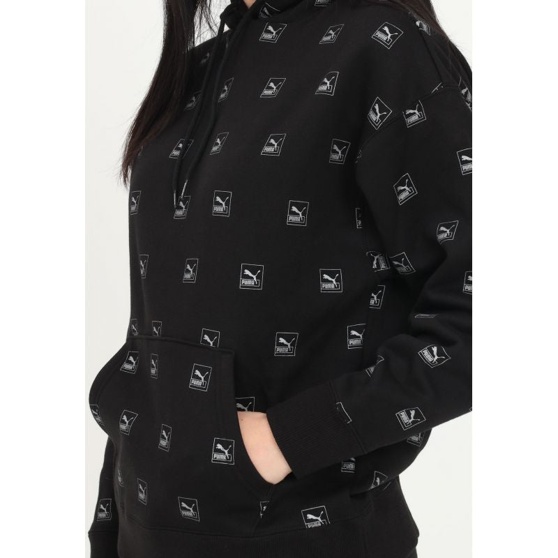 Sweatshirt Puma Brand Love AOP Hoodie FL W 535706 01 Clothing/Training Puma