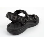 Lee Cooper men's shoes with velcro straps for summer beach sandals, lightweight black
