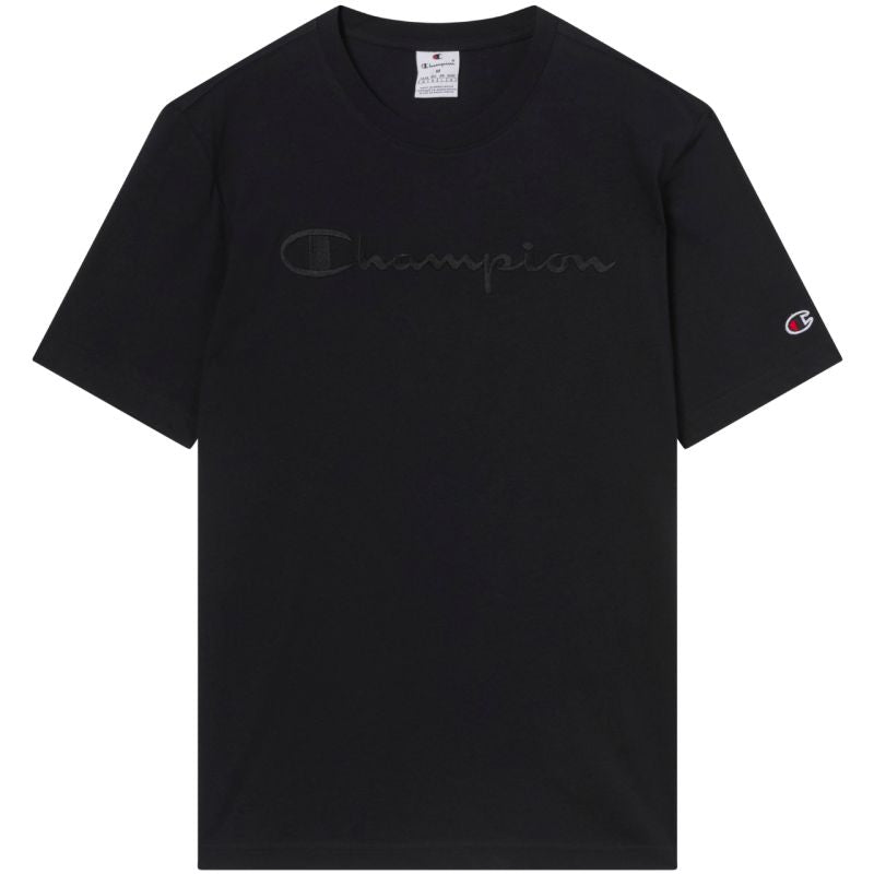 Men's Champion SS Tee Black 220273 KK001 In preparation Your Sports Performance