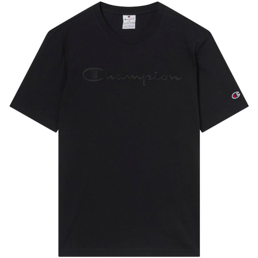 Men's Champion SS Tee Black 220273 KK001 In preparation Your Sports Performance