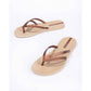 Ipanema Bossa Fem women's summer beach flip-flops beige (82067-21975) In preparation Your Sports Performance