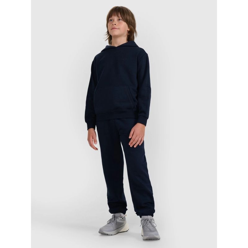 Boy's sweatshirt with hood, open, 4F 4FJWMM00TSWSM1860-31S 4f