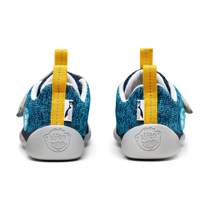 Affenzahn Sneaker Knit Happy Penguin Jr 00397-30001 barefoot shoes Affenzahn