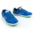 Joma Top Flex 2604 indoor football shoes for kids, blue Joma