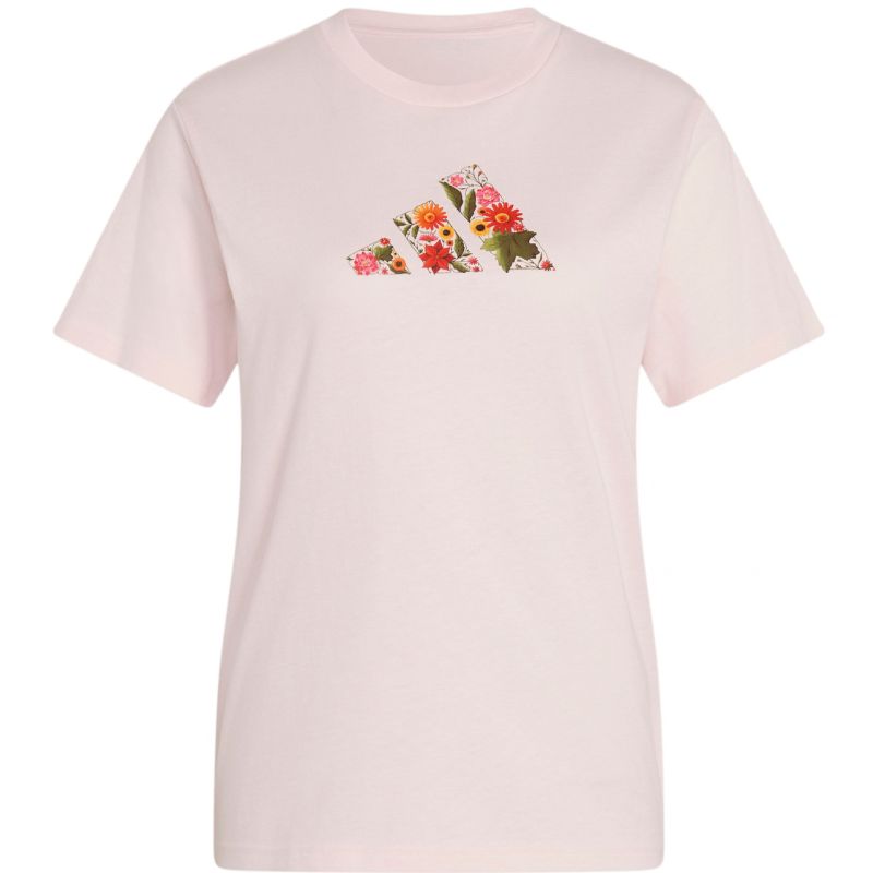 adidas Floral Regular Graphic Women's T-Shirt Light Pink KT2765