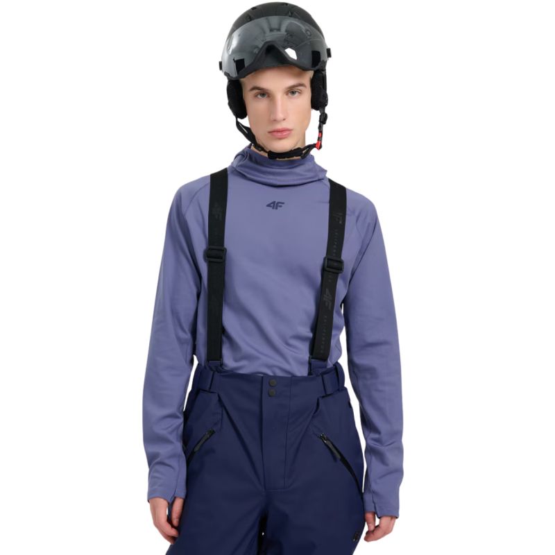 Men's thermal sweatshirt 4F M100 denim 4FWAW25UBRUM100 32S In preparation Your Sports Performance