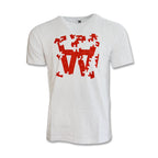 Wood Wood Ace Puzzle T-shirt White - 10295703-2222-1 Odzież/Odzież na co dzień Your Sports Performance