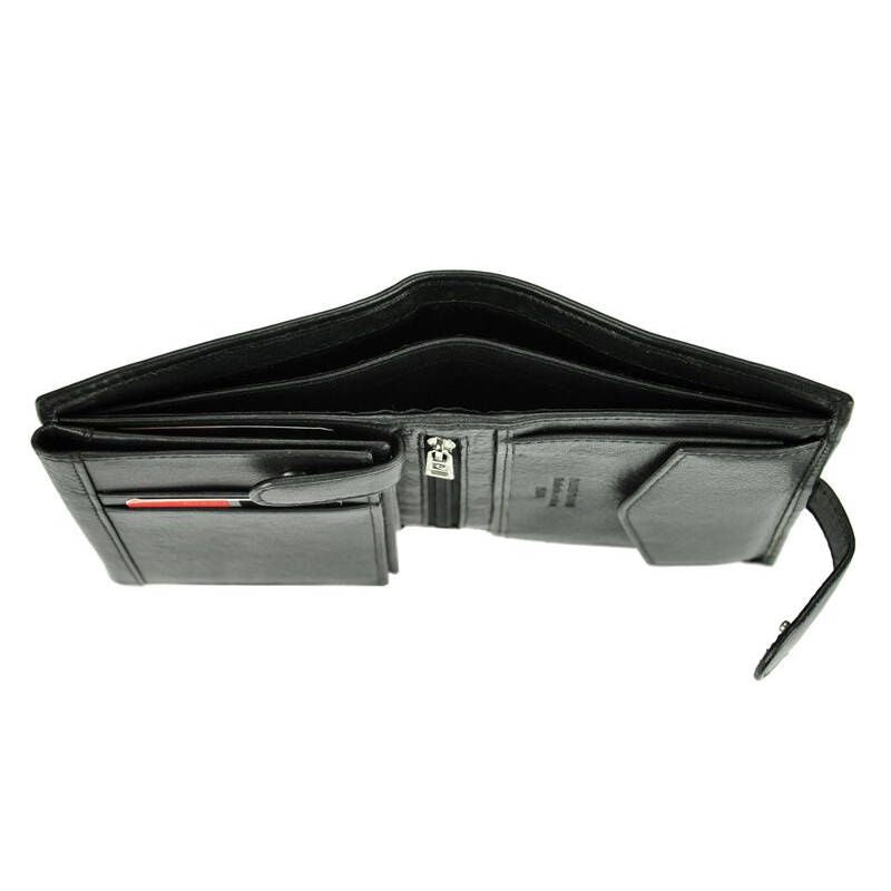 Pierre Cardin Men's Leather Wallet Vertical Zipper - 326A-TILAK15 Akcesoria i sprzęt koszykarski/Torby i plecaki Your Sports Performance