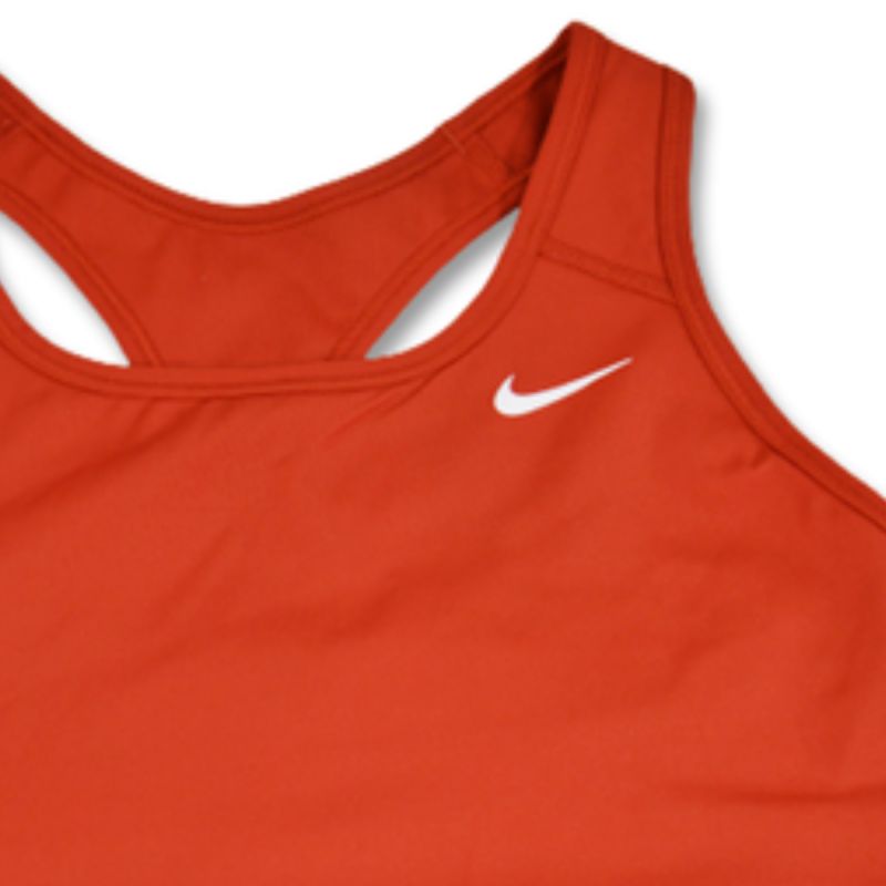 Nike Swoosh Pro-padded Bra Wmns Cinnabar/White - BV3630-624 Nike