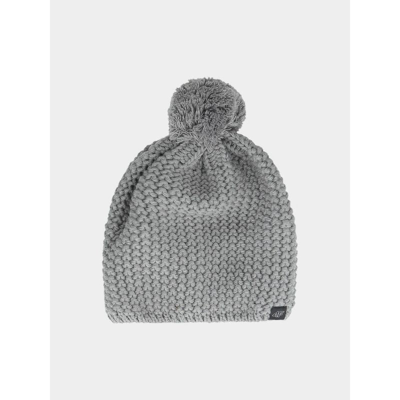 Men's winter hat with pompom 4F 4FWAW24ACAPM461-25S *Kategoria tymczasowa Your Sports Performance