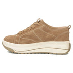 Beige leather platform sneakers Filippo DP7959