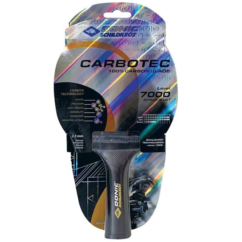 Donic Tennis Racket with Cover for Ping Pong 7000 - MTS758221 Sporty/Sporty towarzyskie i rekreacja/Tenis stołowy Your Sports Performance
