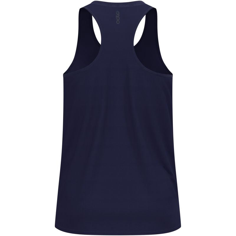 Men’s Odlo ZEROWEIGHT CHILL-TEC Tank Crew Neck, navy blue