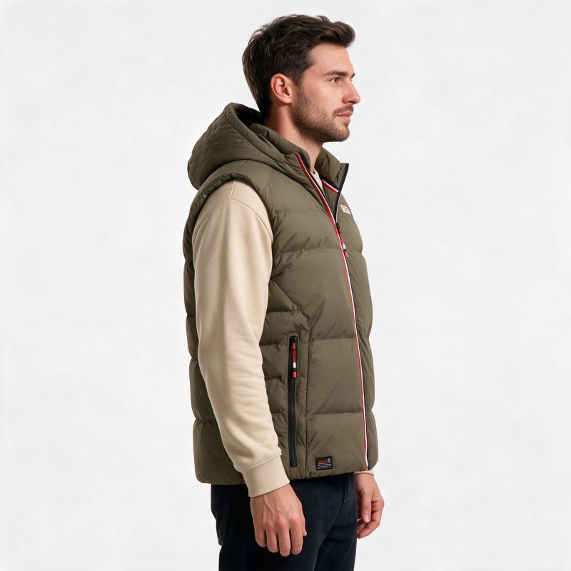 Men’s vest Geographical Norway VITO KAKI DB MEN 001 (WZ6239H/GN-KAKI)