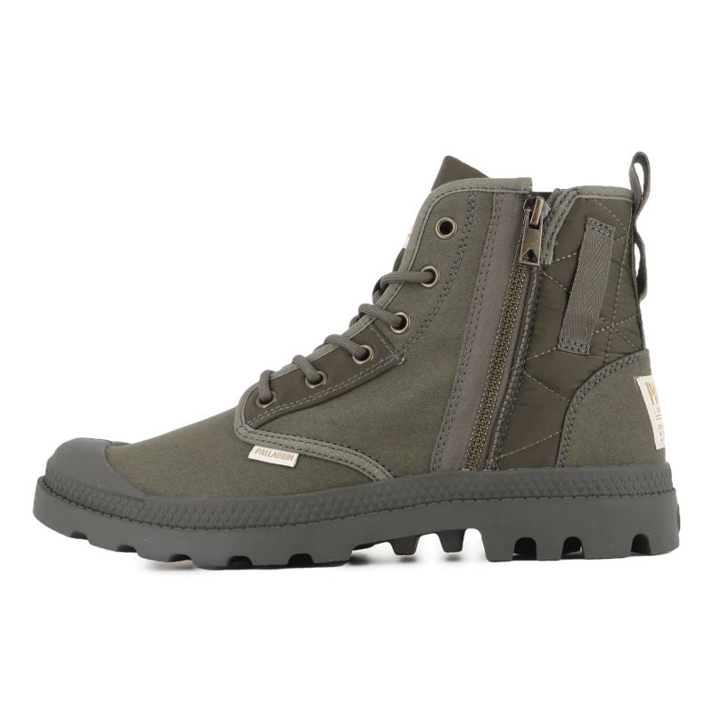 Palladium Pampa Detroit Zip 79500-325-M Olive Night Palladium