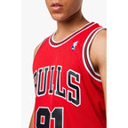 Mitchell &amp; Ness Chicago Bulls NBA Dennis Rodman T-shirt M SMJYGS18154-CBUSCAR97DRD Clothing/Basketball/Jordan Your Sports Performance