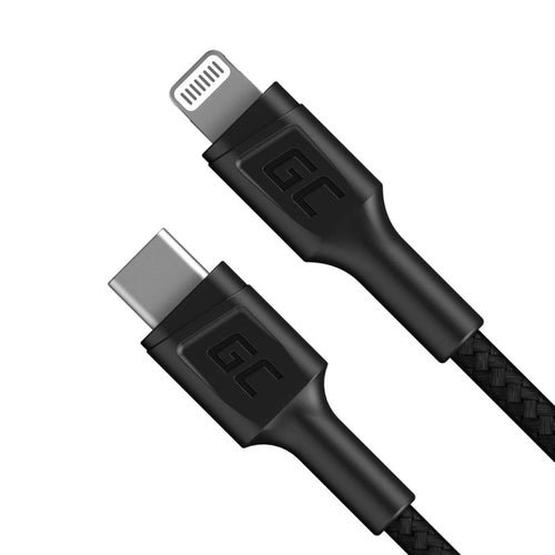 GREEN CELL CABLE KABGC07 GC POWER STREAM USB-C - LIGHTNING 100CM (MFI CERTIFIED) Kable i adaptery/Kable USB Your Sports Performance