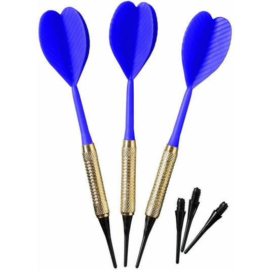DARTS PLASTIC DARTS 3 PCS SAFE BEST SPORTING - BLUE Sport/Sporty Towarzyskie/Dart Your Sports Performance