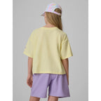 Loose T-shirt with a girl's print 4F 4FJRSS26TTSHF3908-72S