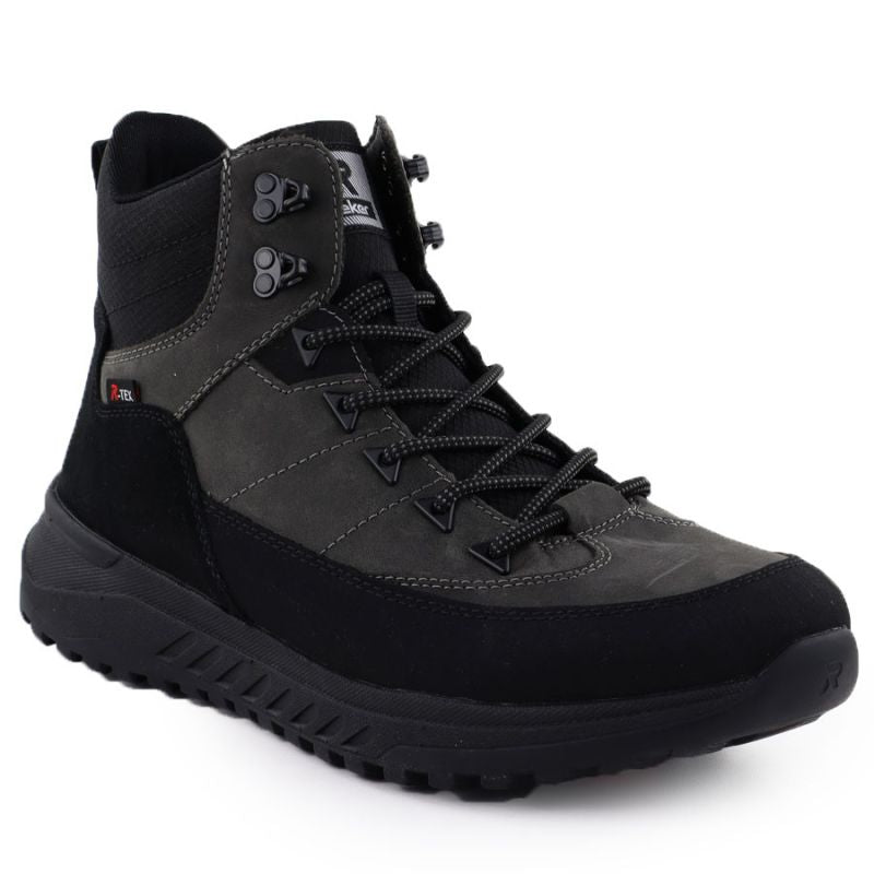 Men's leather waterproof boots gray Rieker U0174-42 Footwear Your Sports Performance