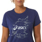 Asics Nagino Graphic Run SS Top W 2012C752-405 T-shirt Clothing/Running Asics