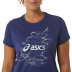 Asics Nagino Graphic Run SS Top W 2012C752-405 T-shirt Clothing/Running Asics