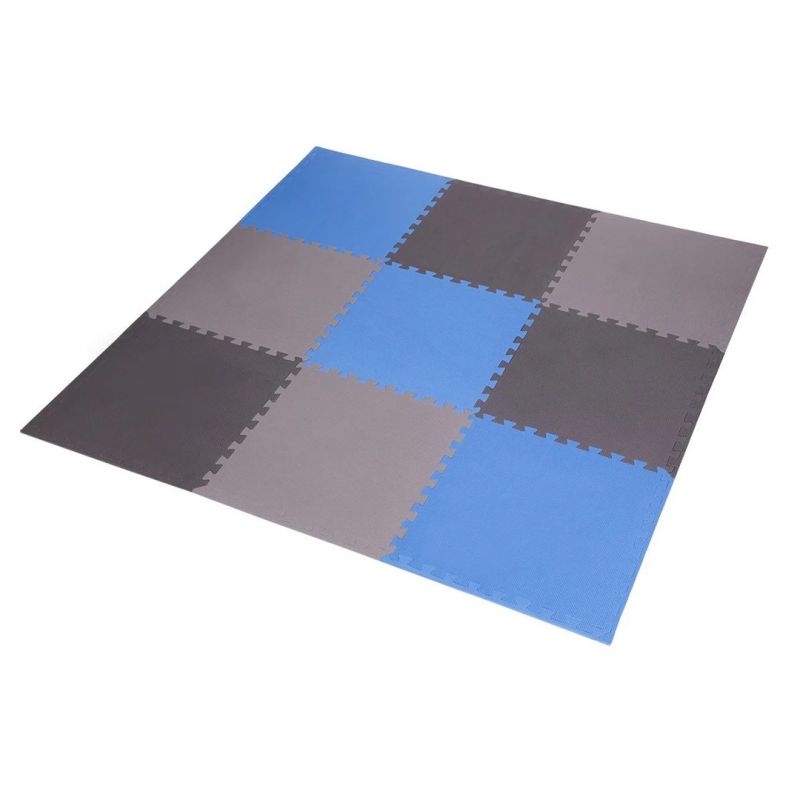 Multipack One Fitness MP10 puzzle mat blue-gray 9 pieces 10 mm In preparation Your Sports Performance