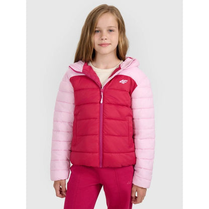 Girls' down jacket with synthetic filling 4F 4FJRAW25TDJAF0771-54S 4f