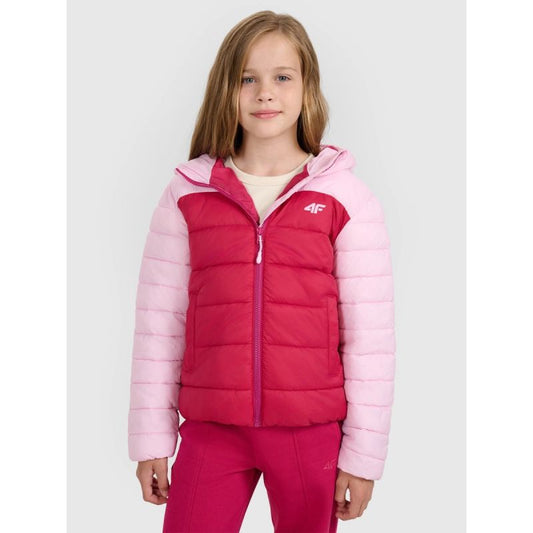 Girls' down jacket with synthetic filling 4F 4FJRAW25TDJAF0771-54S 4f