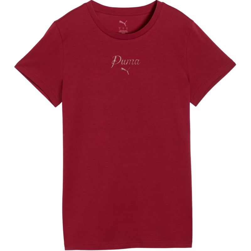 Puma ESS Script Tee Women's T-Shirt Red 691760 23