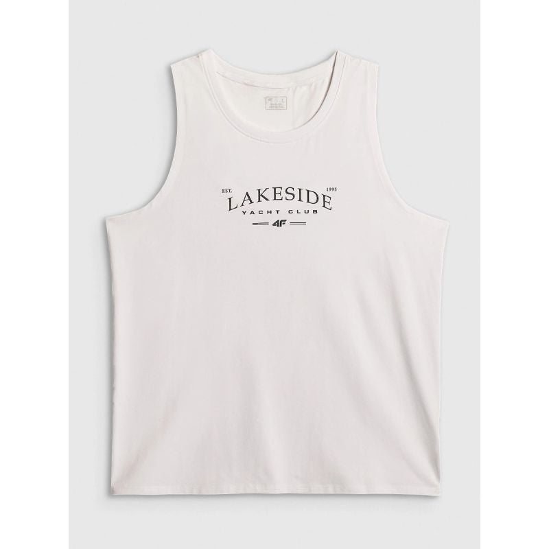 Men's regular sleeveless T-shirt with print 4F 4FRSS26TSLEM331-10S 4f