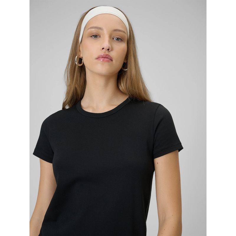 Women's slim plain T-shirt 4F 4FRAW25TTSHF3623-20S 4f
