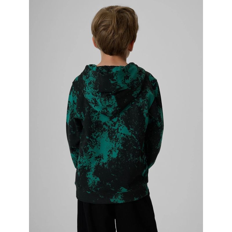 Boy's regular hooded sweatshirt 4F 4FJKAW26TSWSM3154-90A