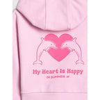 Girls' loose sweatshirt with hood 4F 4FJRSS26TSWSF2936-56S 4f