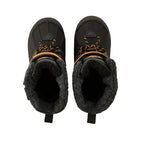 Lee Cooper Kids’ Winter Boots, Black Insulated Snow Boots with Velcro Fastener