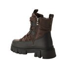 Lee Cooper Women’s Brown Winter Boots, Fleece-Lined Ankle Boots with Zip