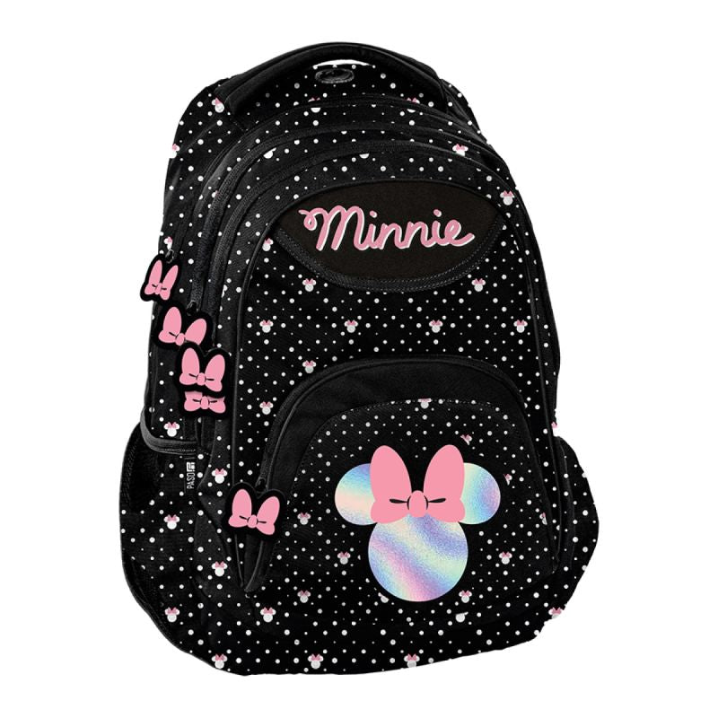 PASO x Minnie Mouse School Backpack Black Satchel - DM23VV-278 Akcesoria i sprzęt koszykarski/Torby i plecaki Your Sports Performance