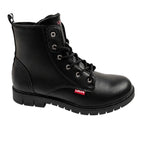 Levi's girls' Pasadene SE ankle boots, black, with zipper