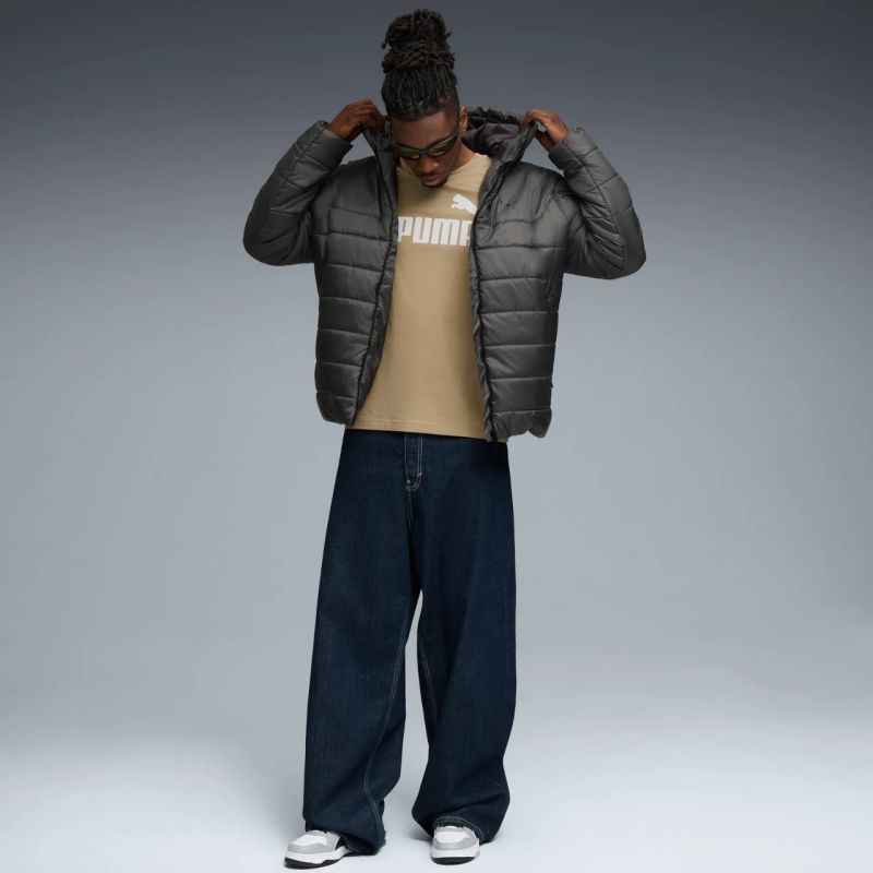 Puma ESS Hooded Padded Men's Jacket Gray 685211 44 Puma