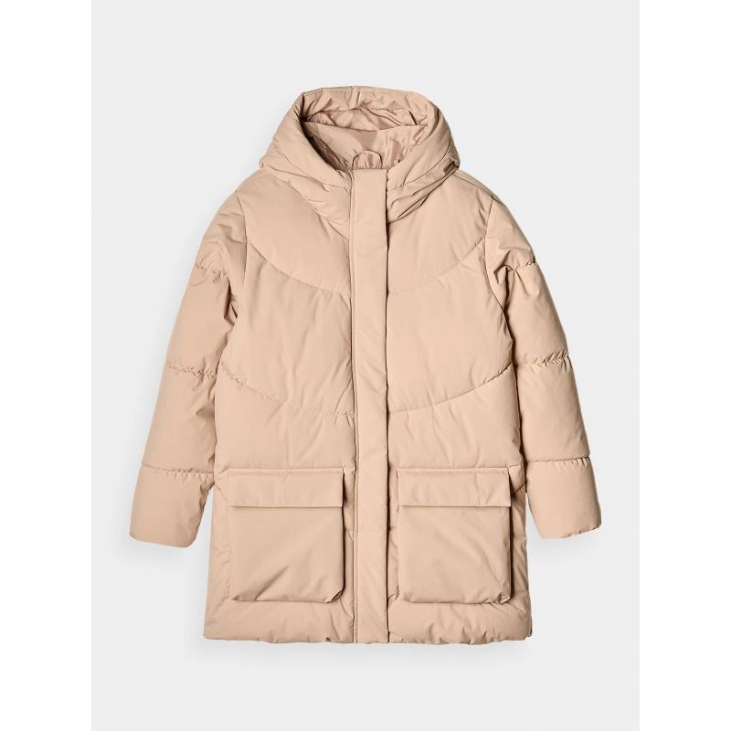 Women's winter down jacket with synthetic filling 4F 4FWAW24TDJAF474-83S *Kategoria tymczasowa Your Sports Performance