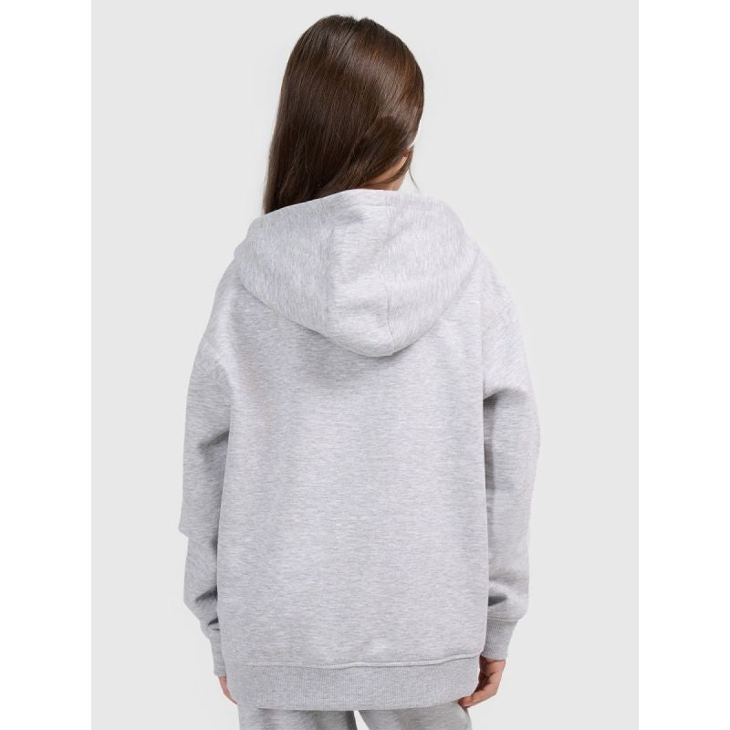 Girls' sweatshirt with hood, open, 4F 4FJWMM00TSWSF1862-25M 4f